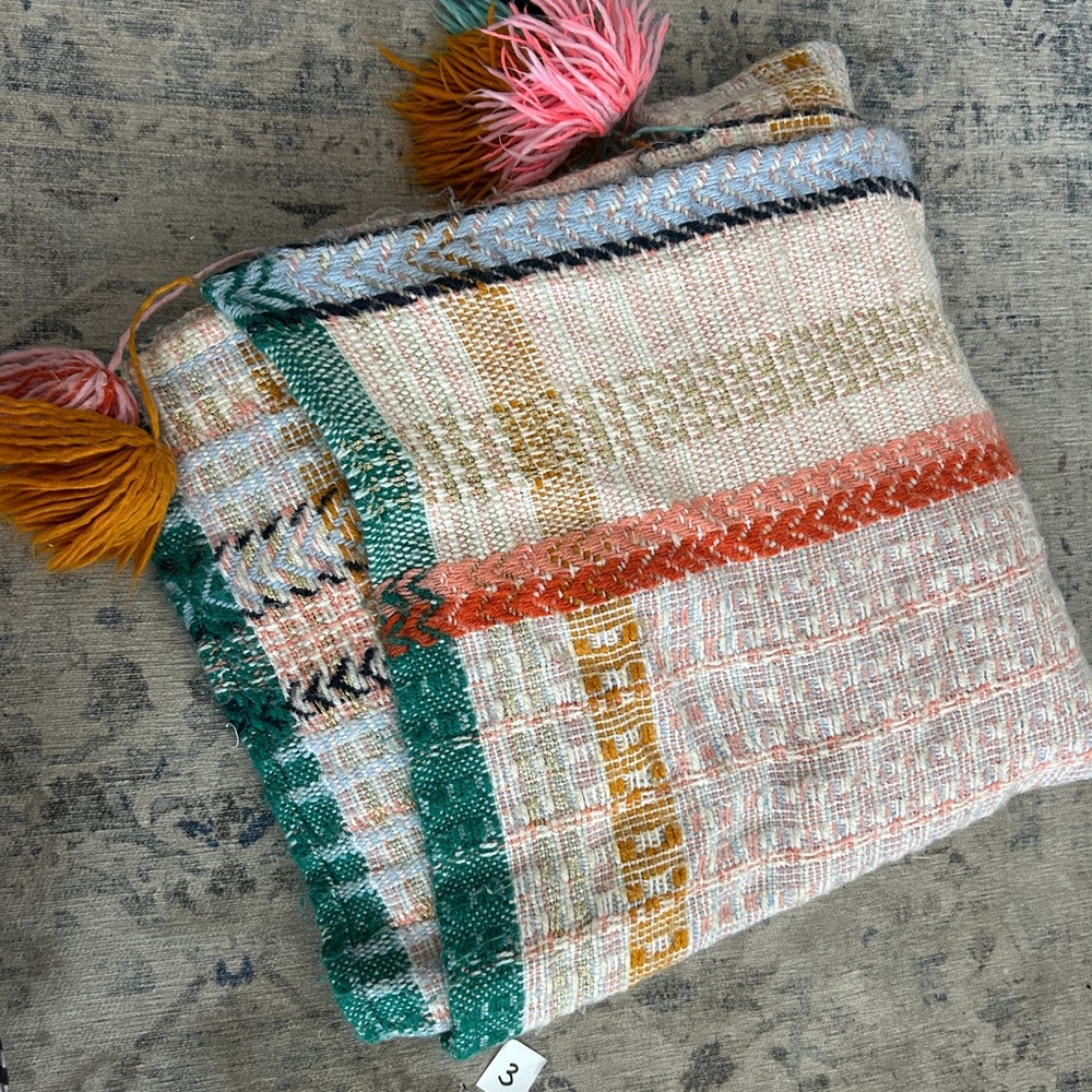 Anthropologie throw blanket